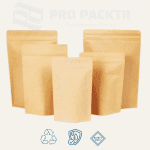 11x18.5x3.5cm Kraft Alüminyum Doypack - Görsel 2
