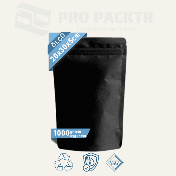 20x30x5cm Mat Alüminyum Doypack