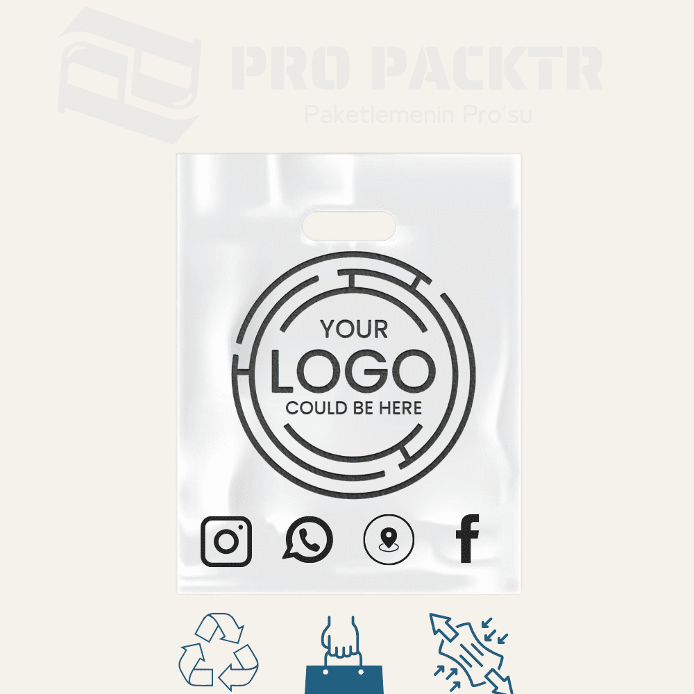 baskılı fermuarlı kargo poşeti (33) Baskılı El Geçmeli Mağaza Poşeti